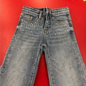 Molo Kids Blue Jeans with Stud Accents
